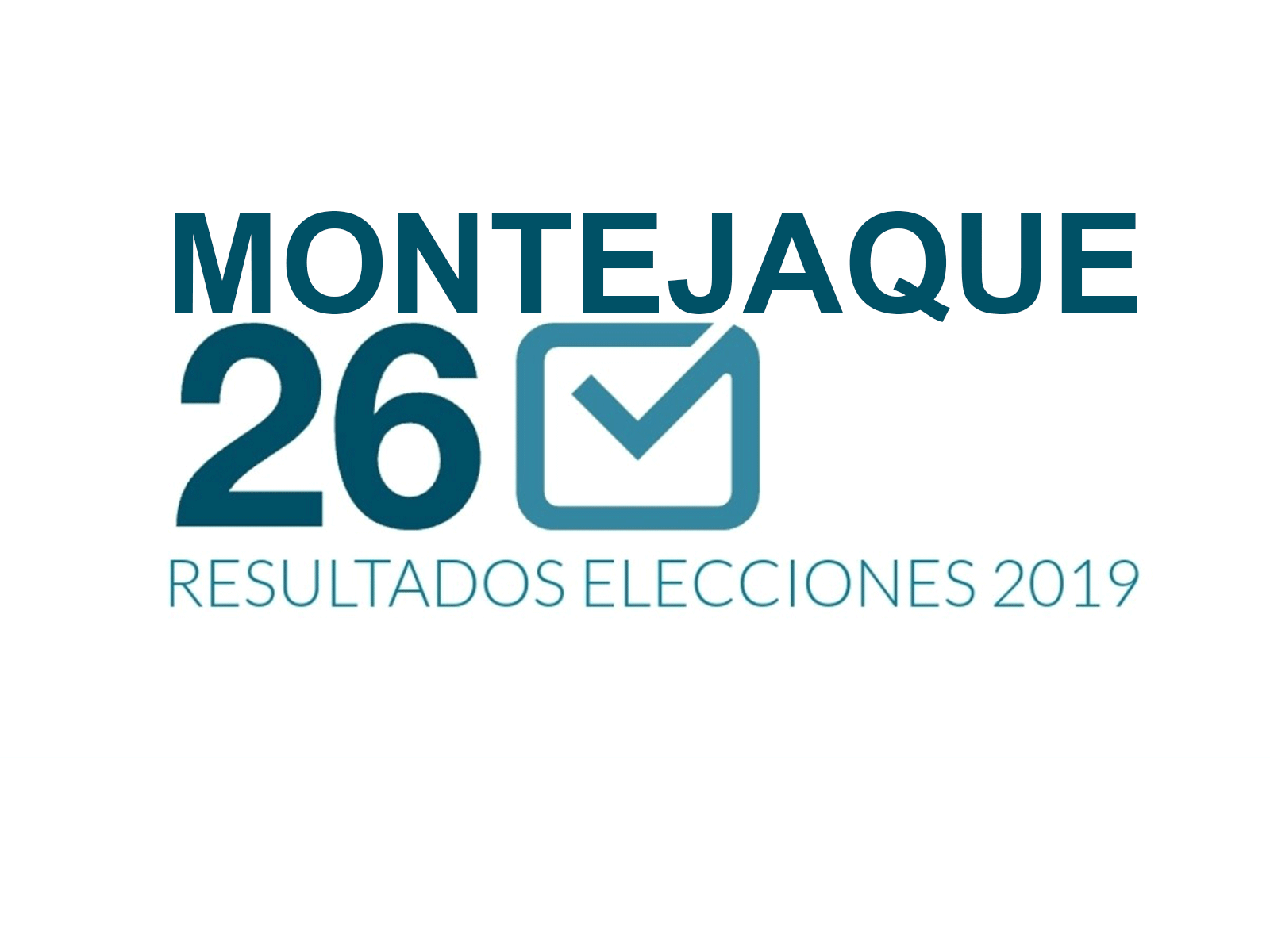 Resultados Elecciones Municipales y Europeas 26 Mayo 2019 Montejaque.