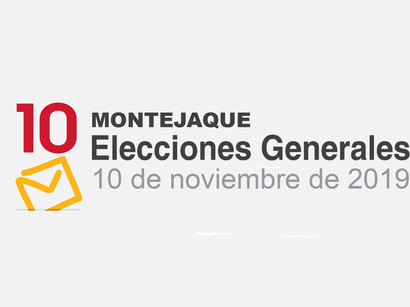 Resultados Elecciones Generales 10 Noviembre 2019 Montejaque.